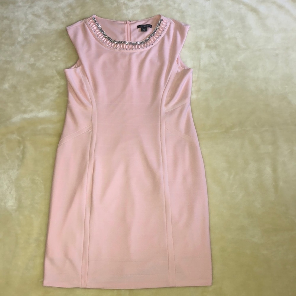 Covington Jewel Neck Dress